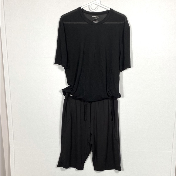 Tommy John Black Apparel 2 Second Skin Shirts 1 pair shorts size medium - Picture 2 of 9